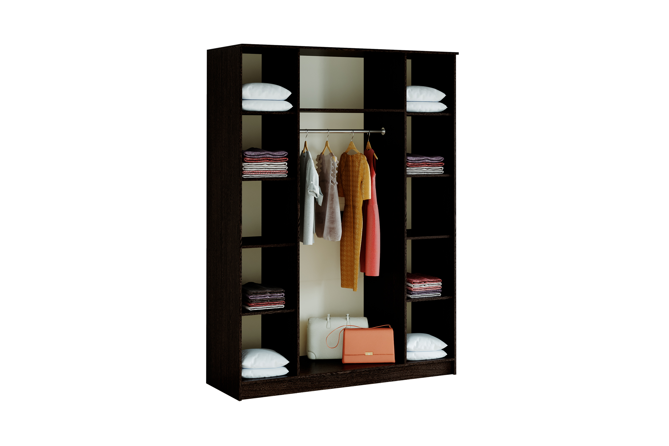 картинка Шкаф четырехстворчатый Фиеста New с зеркалами от магазина мебели