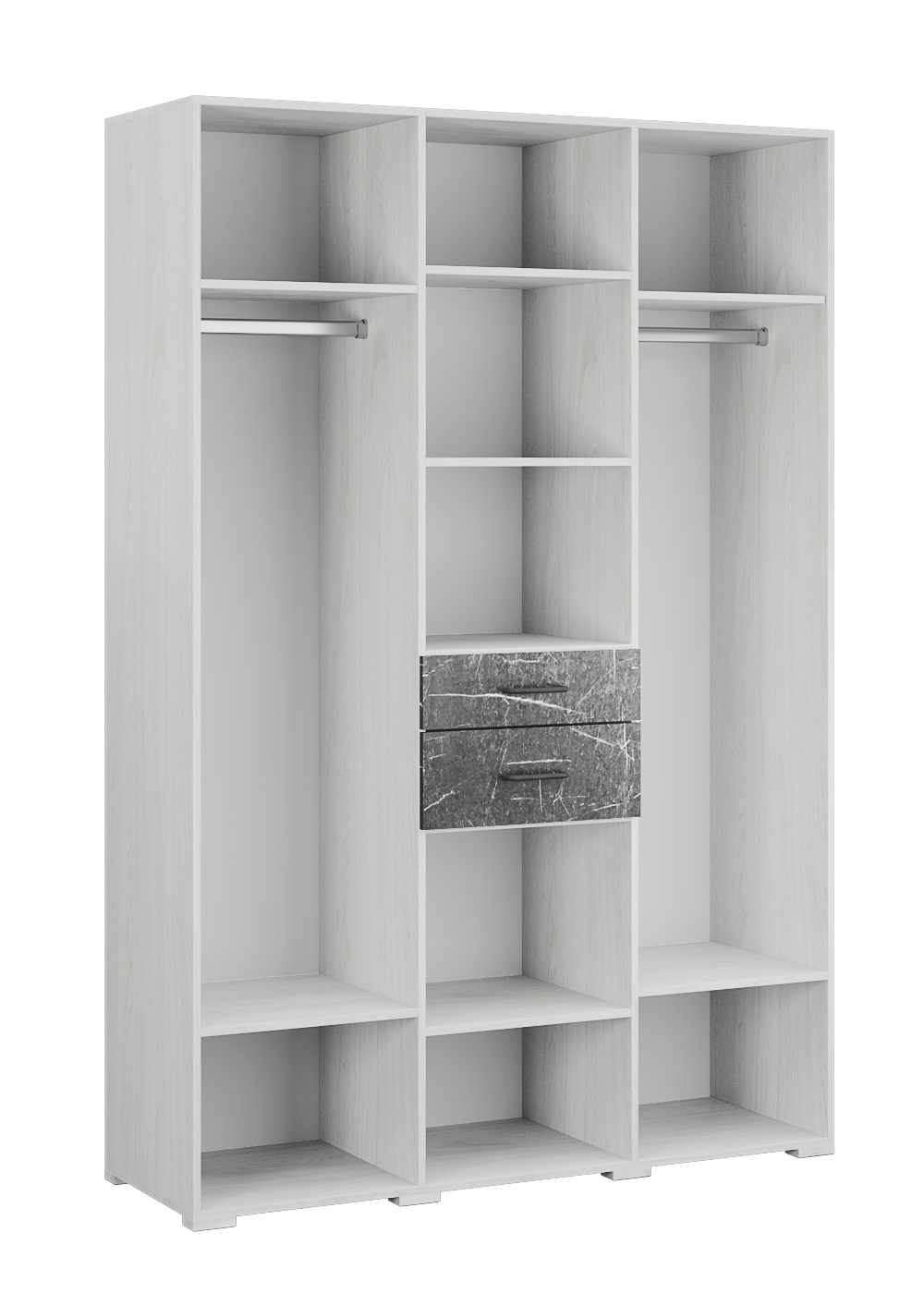 картинка Шкаф трехдверный Теана (ясень анкор светлый) от магазина мебели