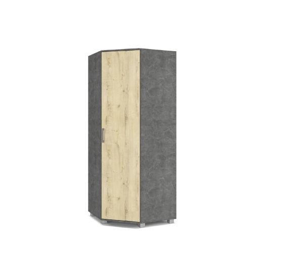 картинка Шкаф 700 угловой Кана К57 Камень темный/Ирландский дуб от магазина мебели
