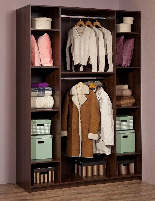 картинка Шкаф для одежды и белья Sherlock 60, орех от магазина мебели