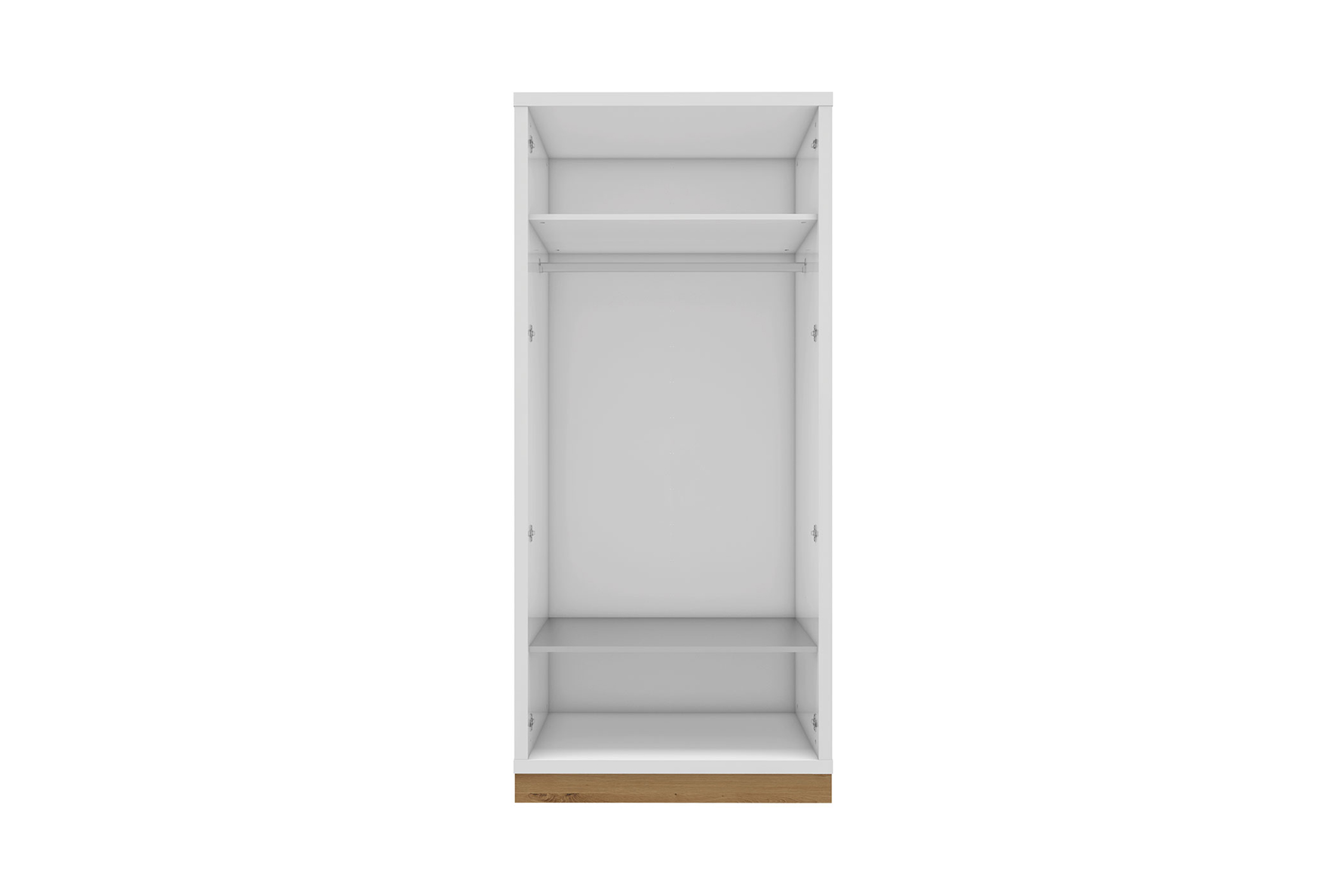 картинка Шкаф 2-х дверный Балтимор белый / дуб дикий от магазина мебели