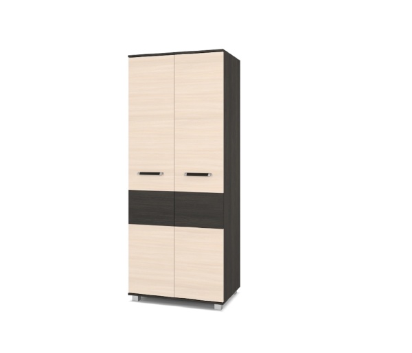 картинка Шкаф 800 комбинированный Вира-20 Венге - Млечный дуб от магазина мебели