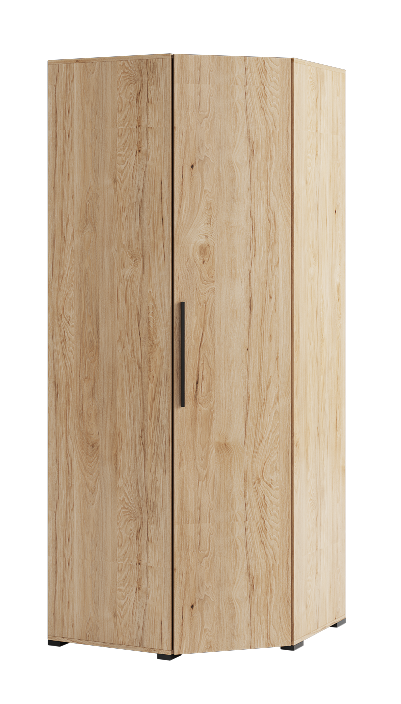 картинка Шкаф угловой Модена МШ-25, гикори рокфорд от магазина мебели
