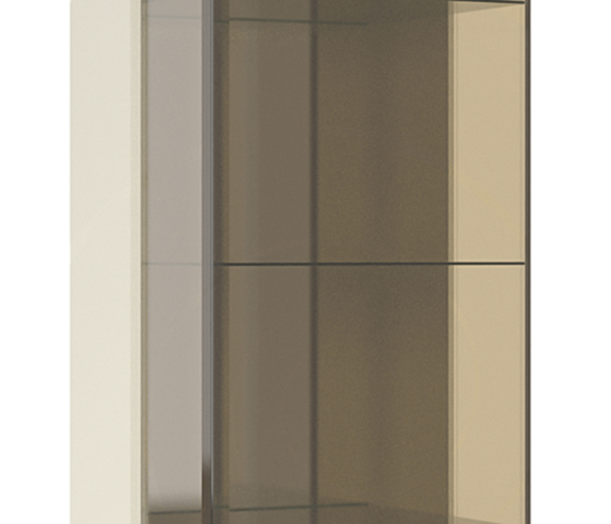 картинка Шкаф с витриной  Л Хилтон капучино от магазина мебели