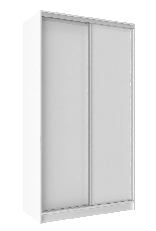 картинка Шкаф-купе двухдверный 1200 Домашний Белый от магазина мебели