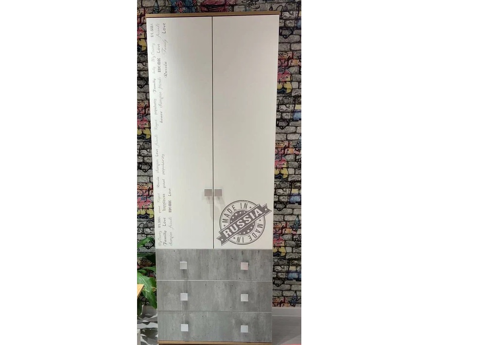 картинка Шкаф для одежды Тренд ШК-07, крафт/бетон от магазина мебели
