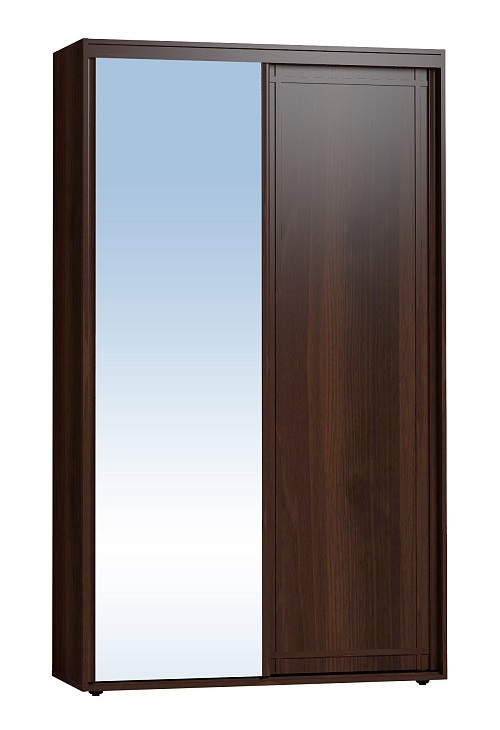 картинка Шкаф-купе с зеркалом Sherlock 303 Орех Шоколадный от магазина мебели