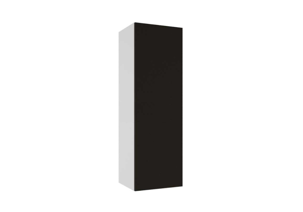 картинка Пенал Флорис 3 черный глянец / белый от магазина мебели