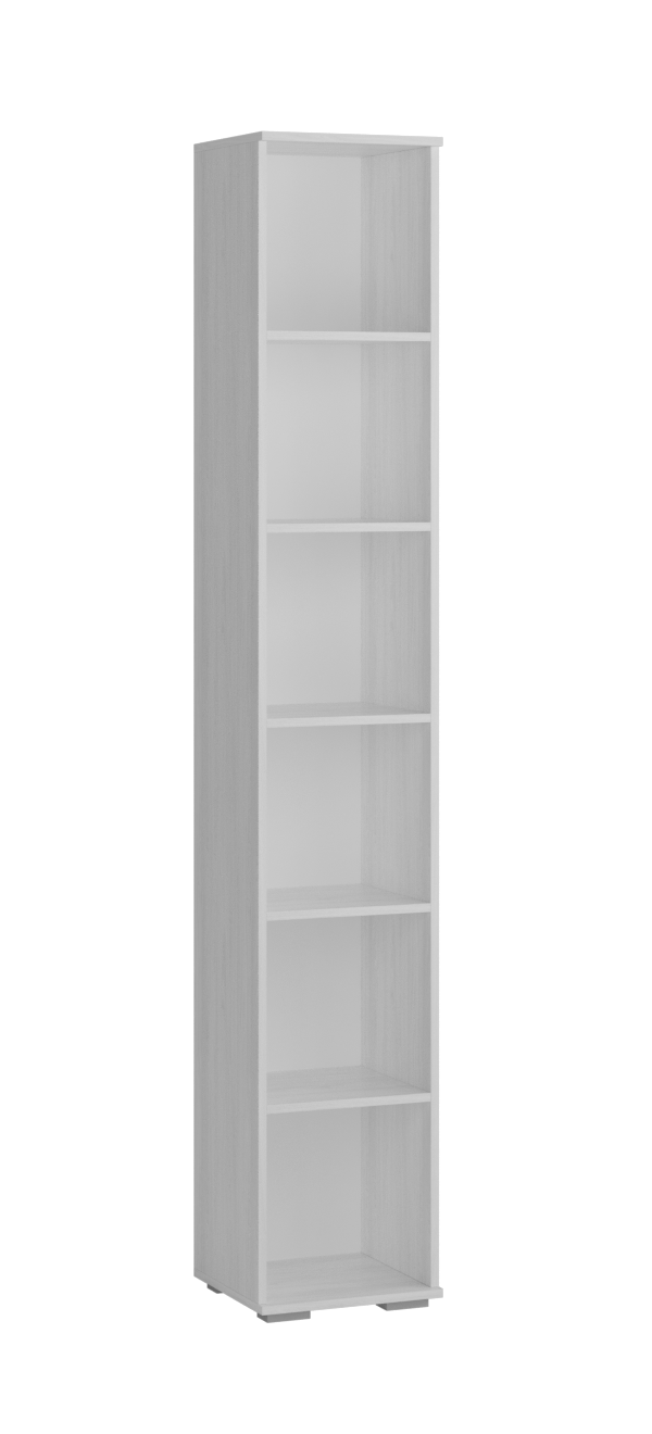 картинка Шкаф-пенал с полками Ливорно ЛШ-1, ясень от магазина мебели