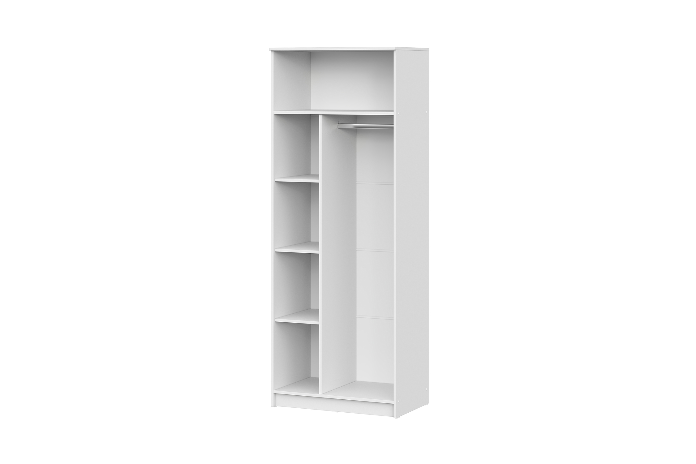 картинка Шкаф Сидни белый текстурный от магазина мебели