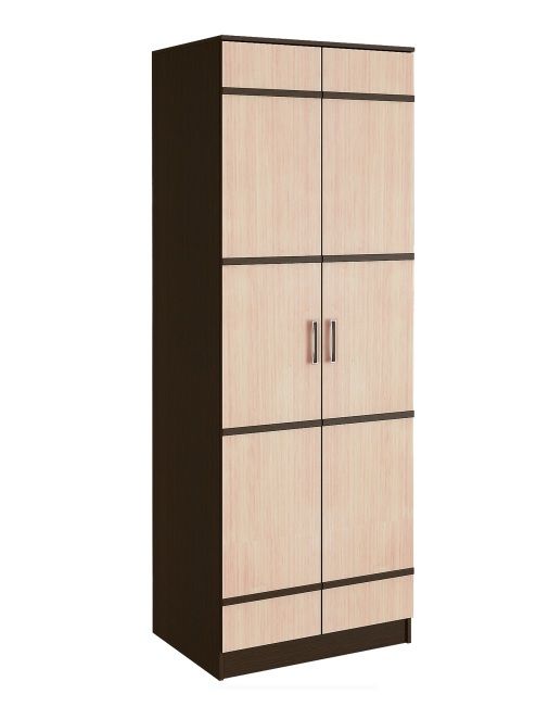 картинка Шкаф 2-х дверный Сакура, венге/лоредо от магазина мебели