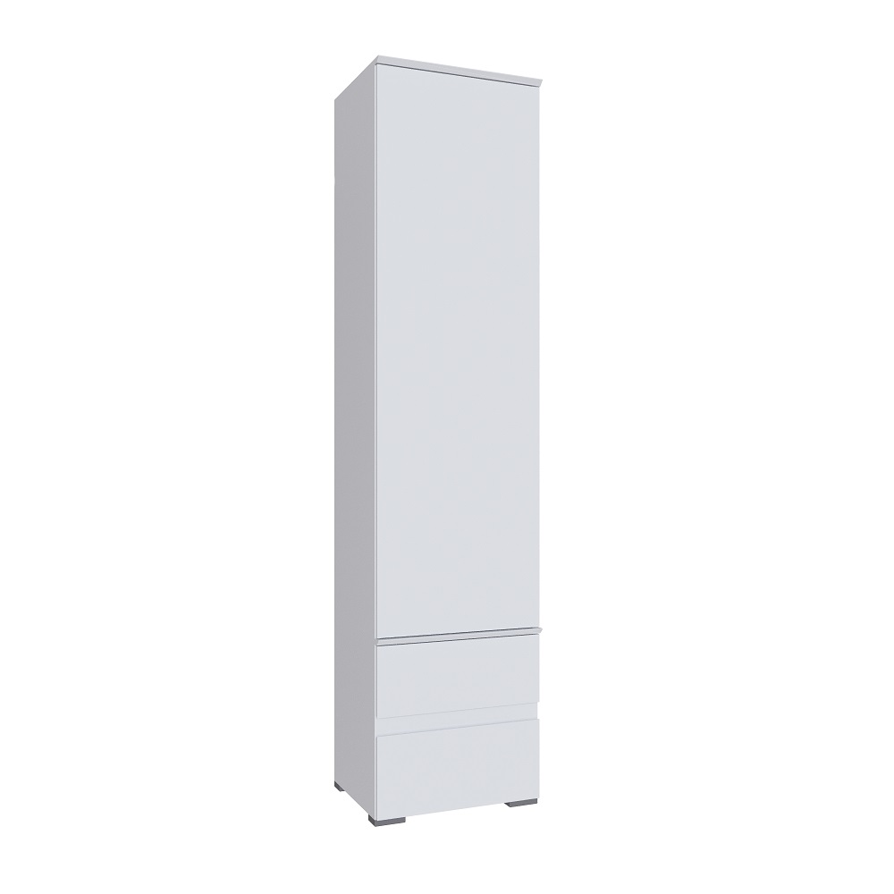 картинка Шкаф-пенал Плейона закрытый, белый от магазина мебели