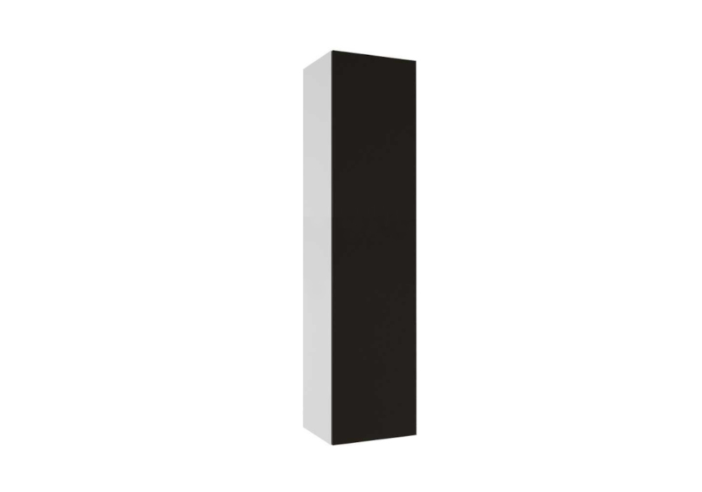 картинка Пенал Флорис 2 черный глянец / белый от магазина мебели