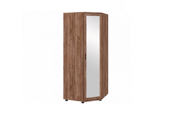 картинка Ника-Люкс 30Р Шкаф угловой для одежды с зеркалом от магазина мебели