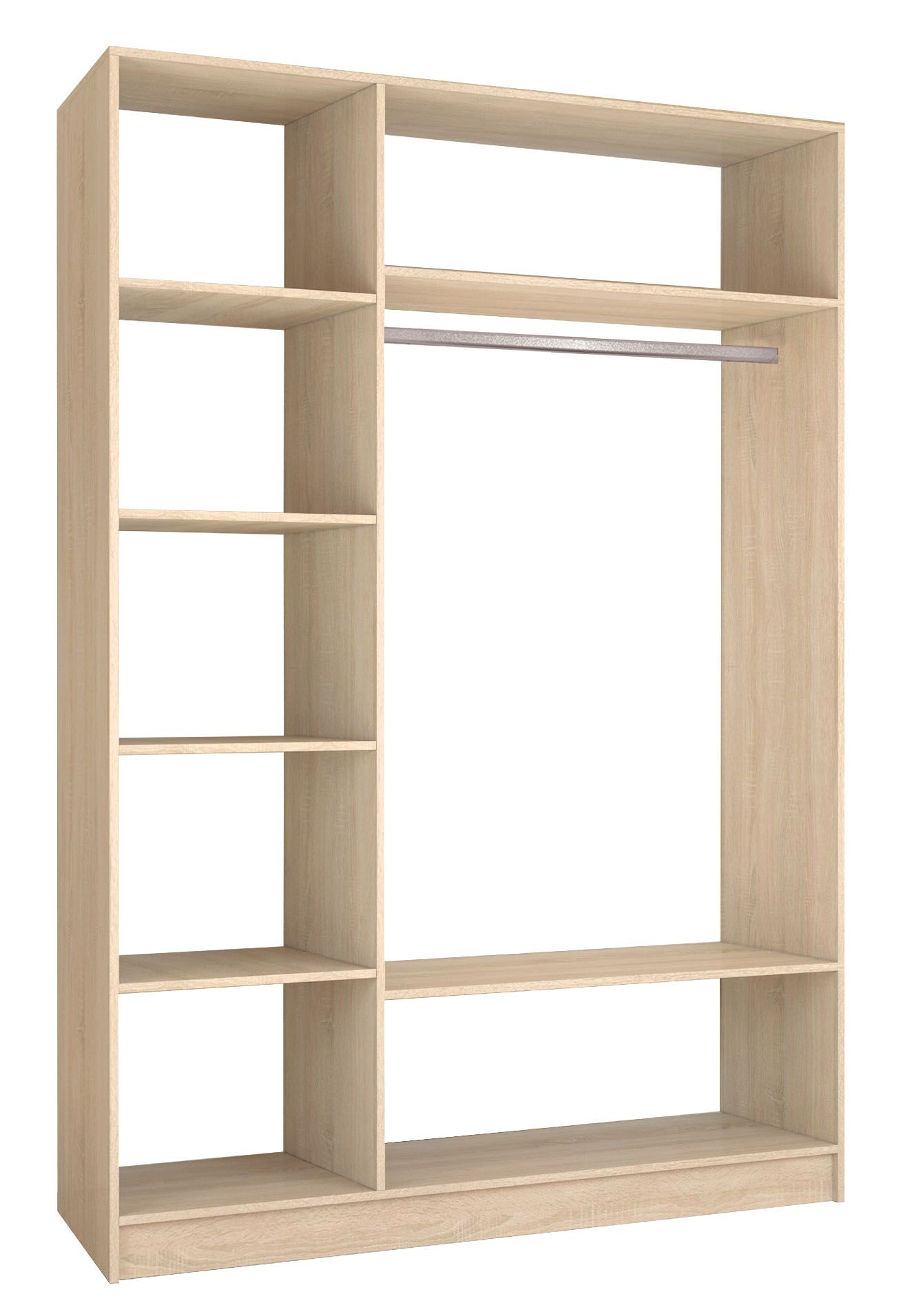 картинка Шкаф 3-х створчатый Мадлен (Дуб шале мореный) от магазина мебели