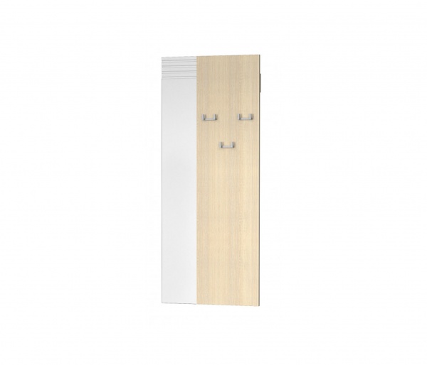 картинка Вешалка "ВЕСТА" дуб сонома/белый глянец от магазина мебели