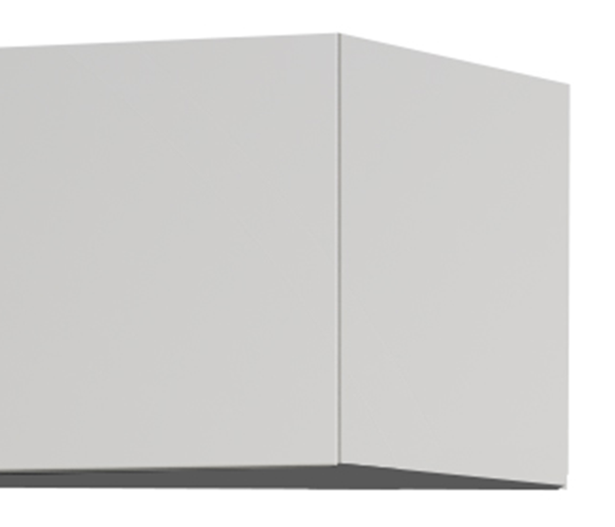 картинка Шкаф навесной 2Д Альда 1 (черный/белый глянец) от магазина мебели