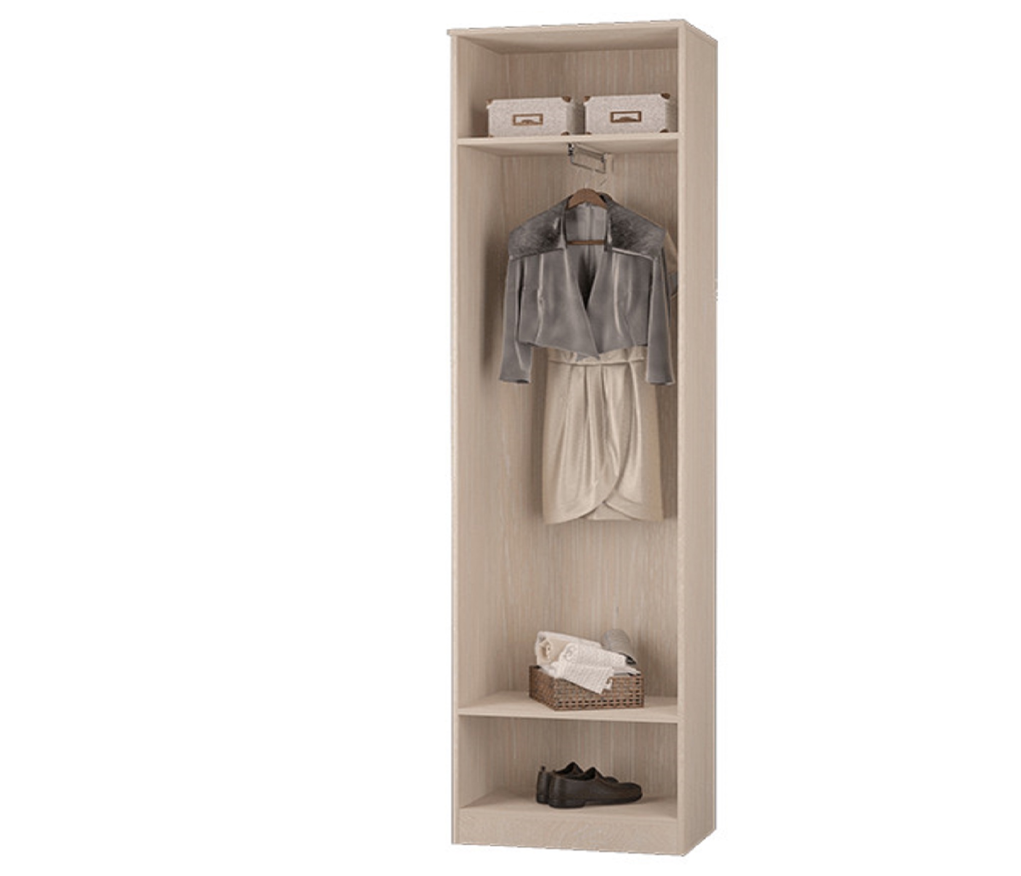 картинка Шкаф прихожая для одежды (600) с выдвижной штангой Верона от магазина мебели