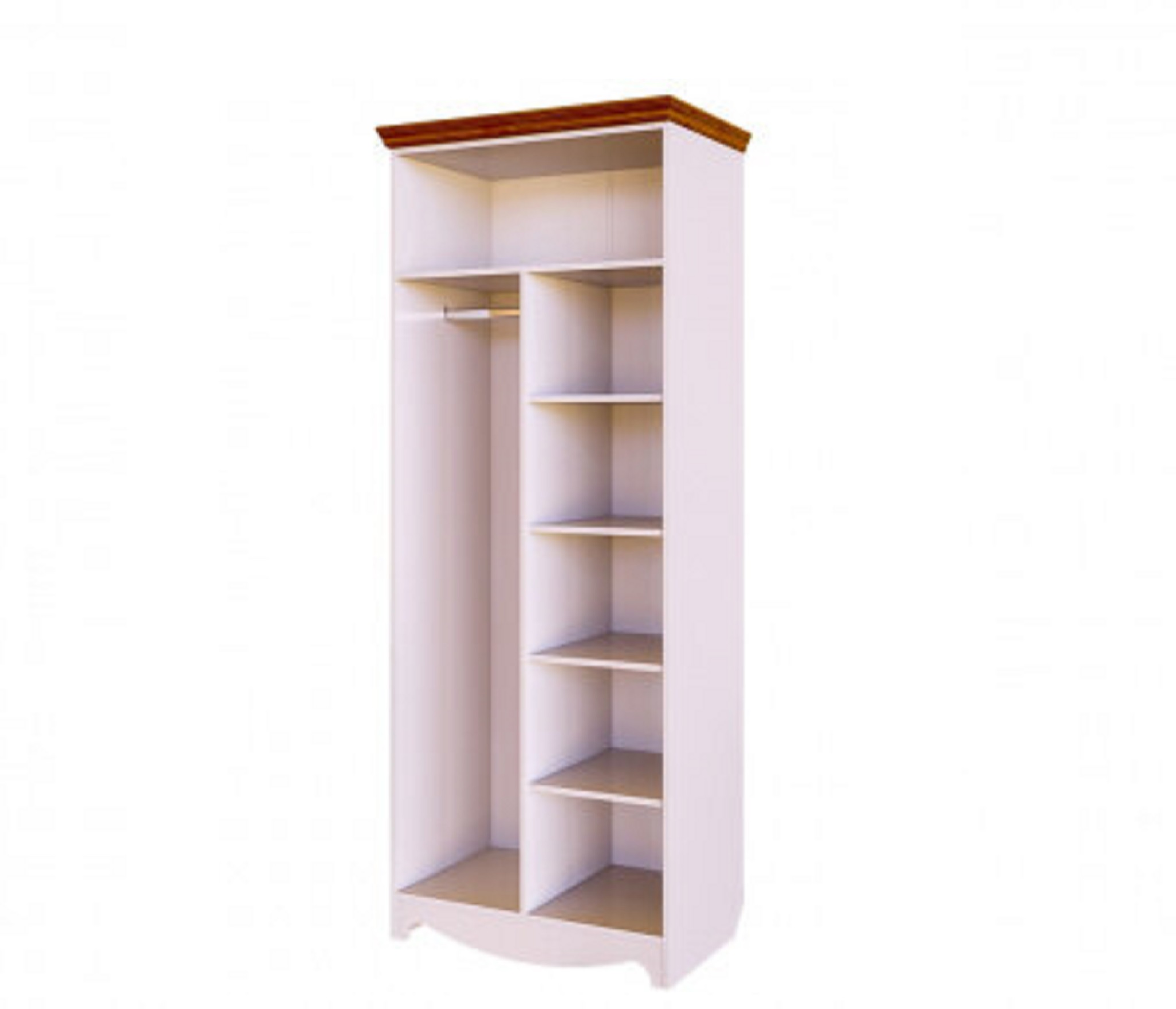 картинка Шкаф комбинированный ВИНТАЖ Белый от магазина мебели