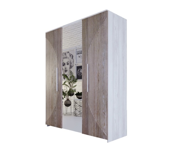 картинка Шкаф для одежды 4Д Монтале от магазина мебели