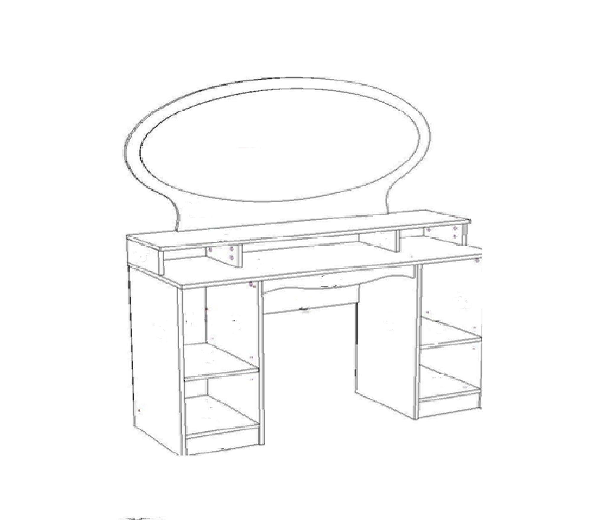 картинка Туалетный столик  Жемчужина от магазина мебели