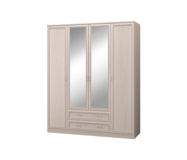 картинка Шкаф четырехдверный с зеркалом Спальня "Верона" от магазина мебели
